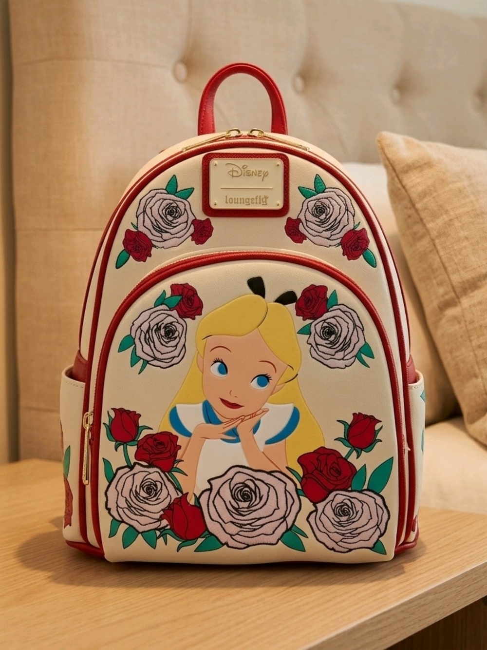 Loungefly Disney Alice in Wonderland Color Changing Roses Mini Backpack